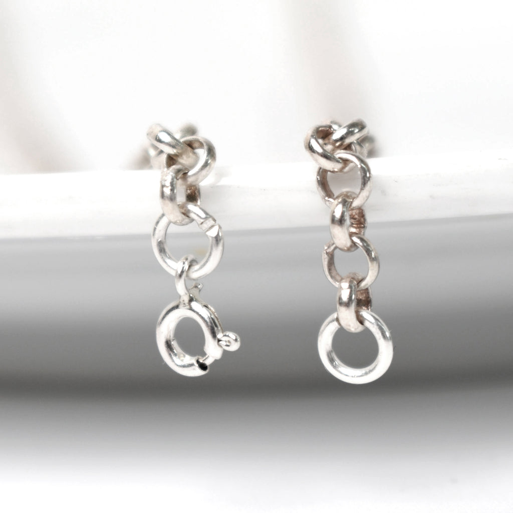 Sterling Siver / Pewter / Brass Necklace Chain For Mens Women Jewelry 1.5mm 2mm 3mm 4mm , Length 16-24"