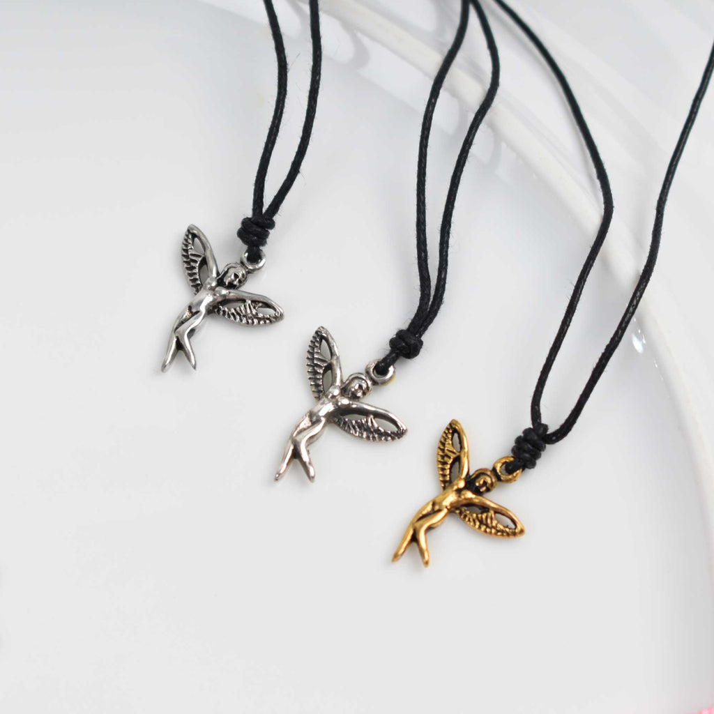 Isis Egyptian Winged 92.5 Sterling Silver Pewter Brass Necklace Pendent Jewelry