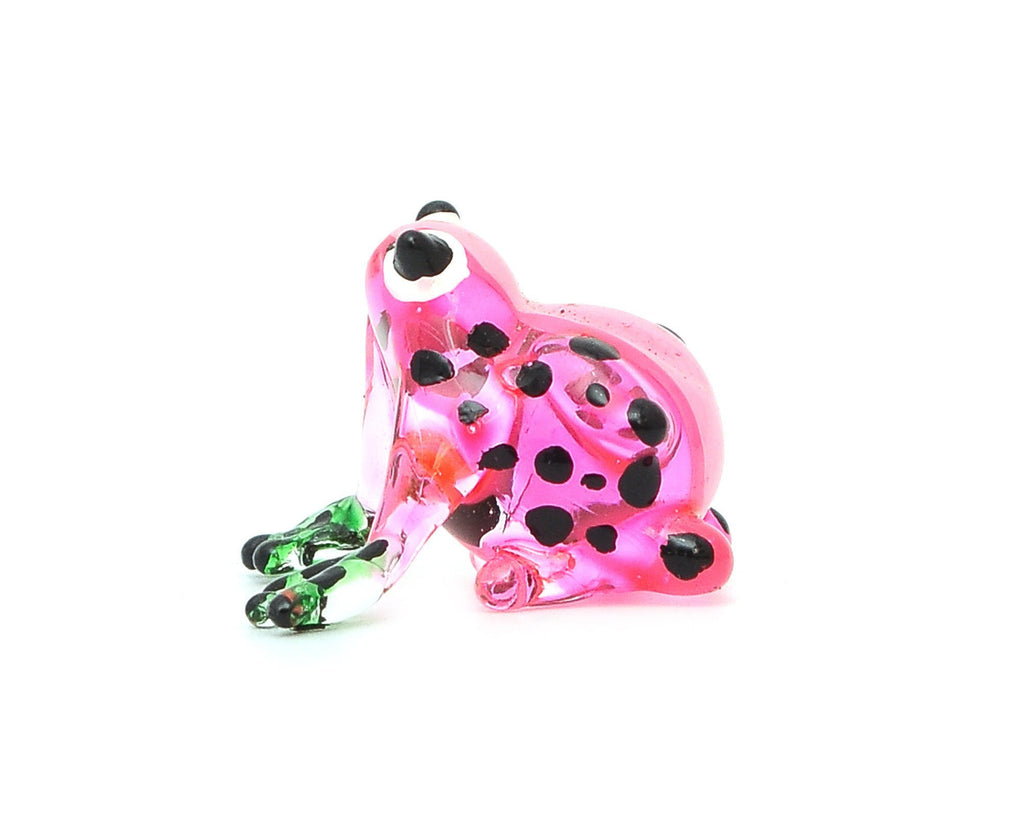 Vietguild's Frogs Handmade Vietnamese Glass Figurine Statue