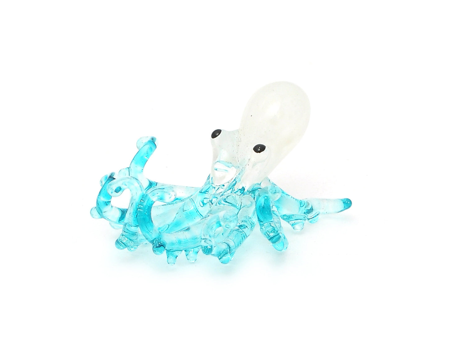 Vietguild's Octopus Handmade Vietnamese Glass Figurine Statue