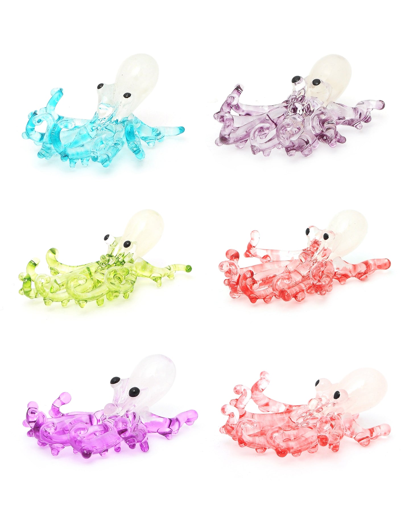 Vietguild's Octopus Handmade Vietnamese Glass Figurine Statue