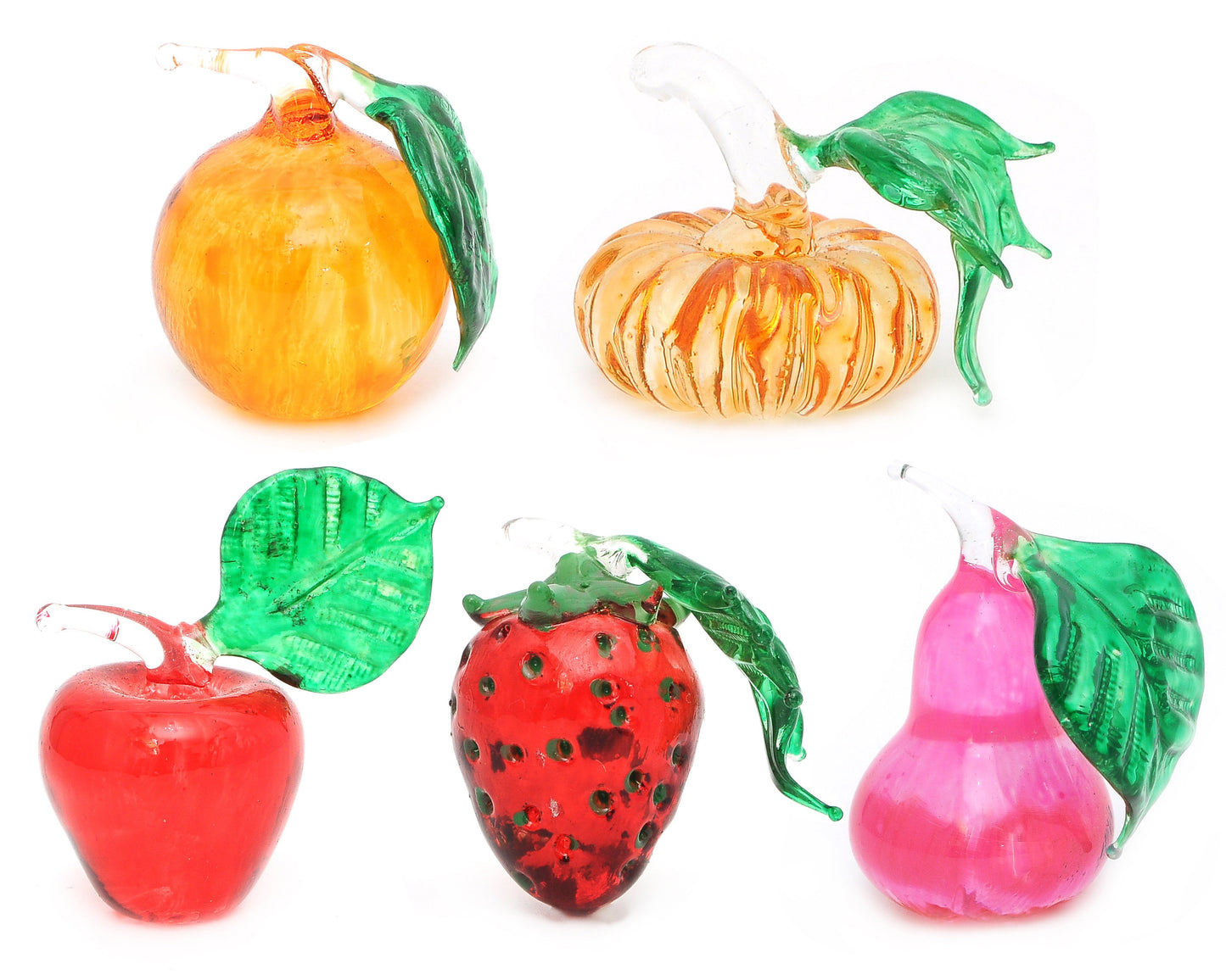 Vietguild's Fruit Vegetable Handmade Vietnamese Glass Figurine Statue
