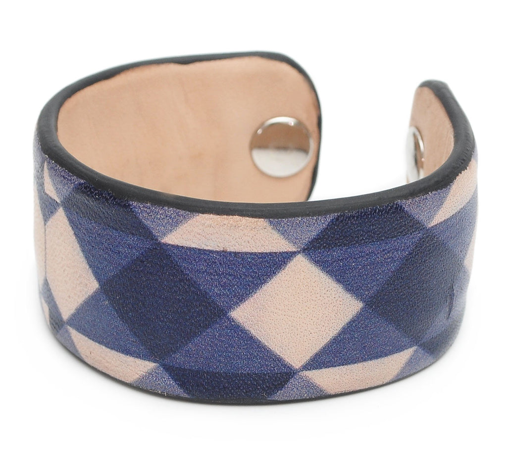 Multicolor Aztec Patterns Print Handmade Leather Bracelet Jewelry HLB_01