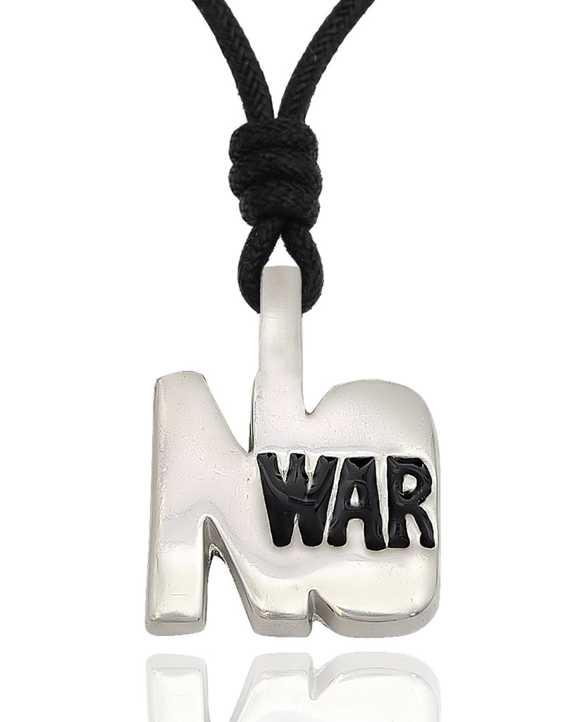 Stunning Peace Sign Silver Pewter Charm Necklace Pendant Jewelry