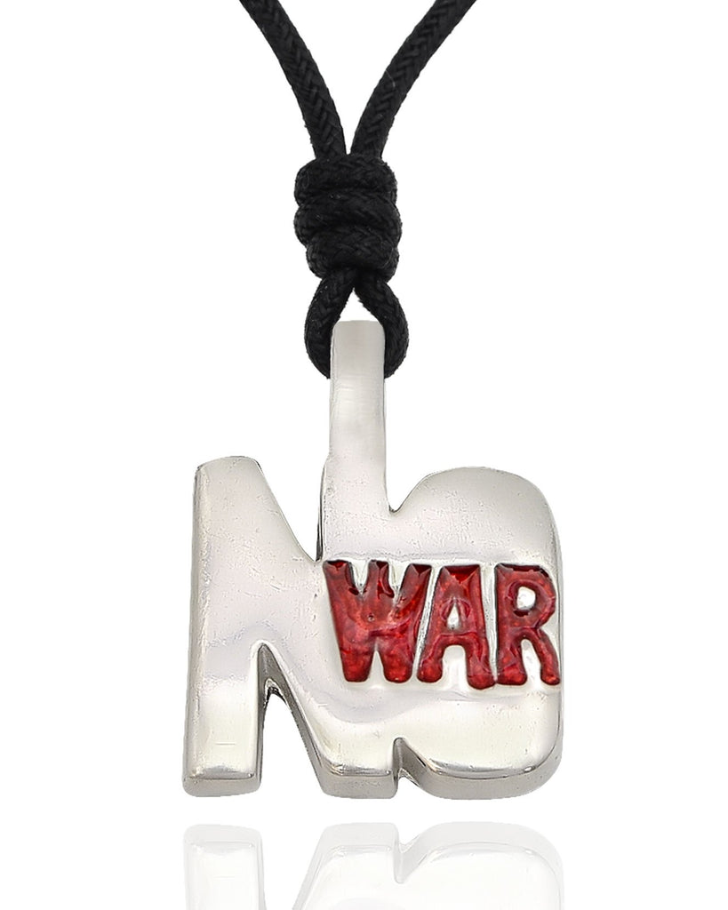 Stunning Peace Sign Silver Pewter Charm Necklace Pendant Jewelry