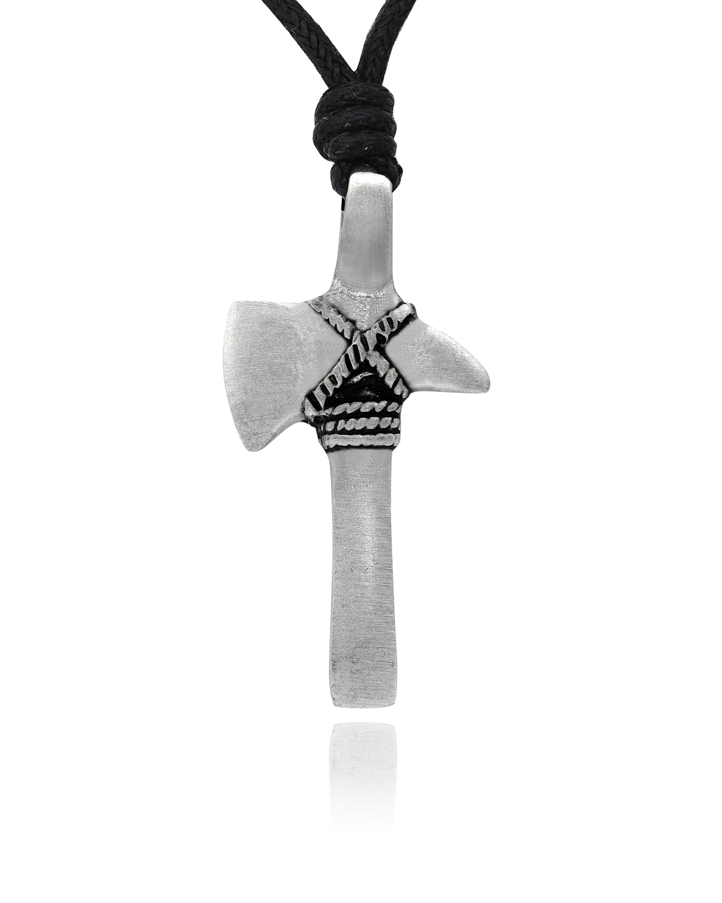 Battle Axe Pewter Silver Gold Brass Necklace Pendant Jewelry