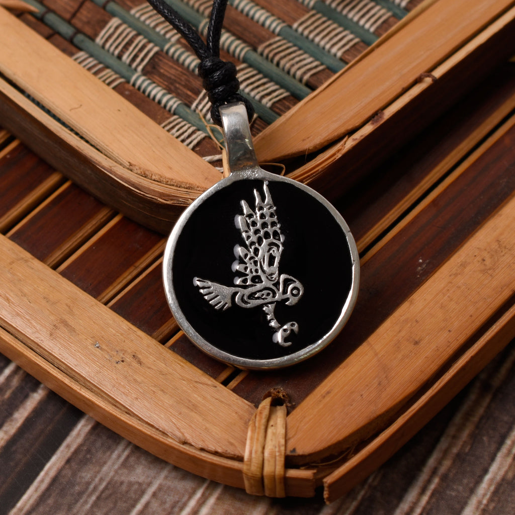 Lovely Owl Totem Silver Pewter Charm Necklace Pendant Jewelry