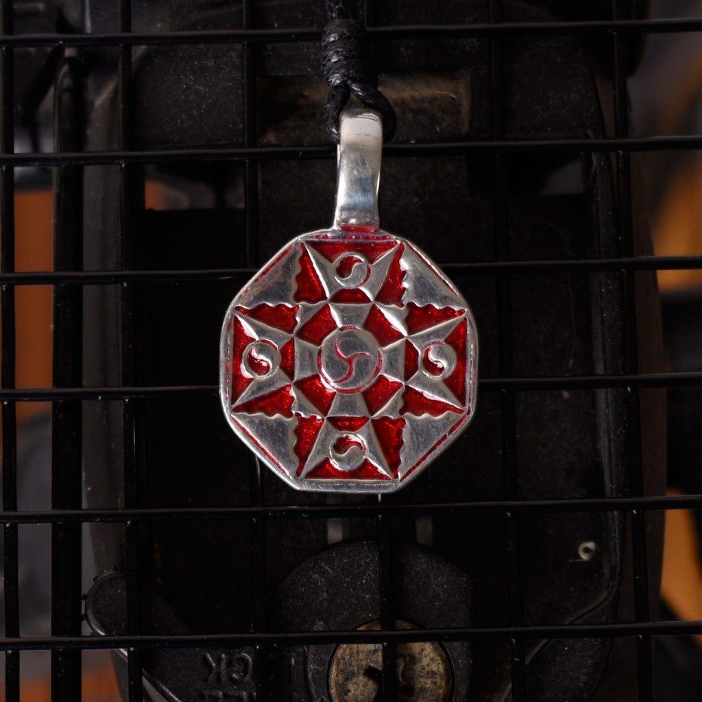 Colorful Owl Totem Silver Pewter Charm Necklace Pendant Jewelry