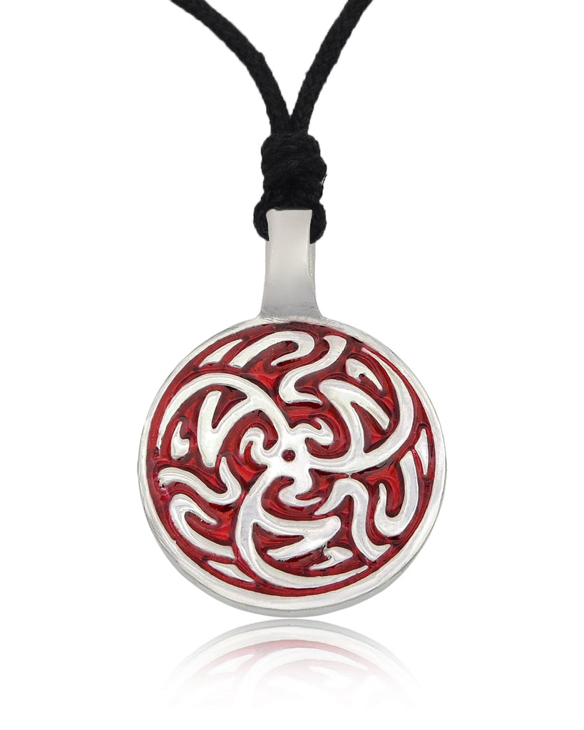 Tribal Celtic Silver Pewter Charm Necklace Pendant Jewelry