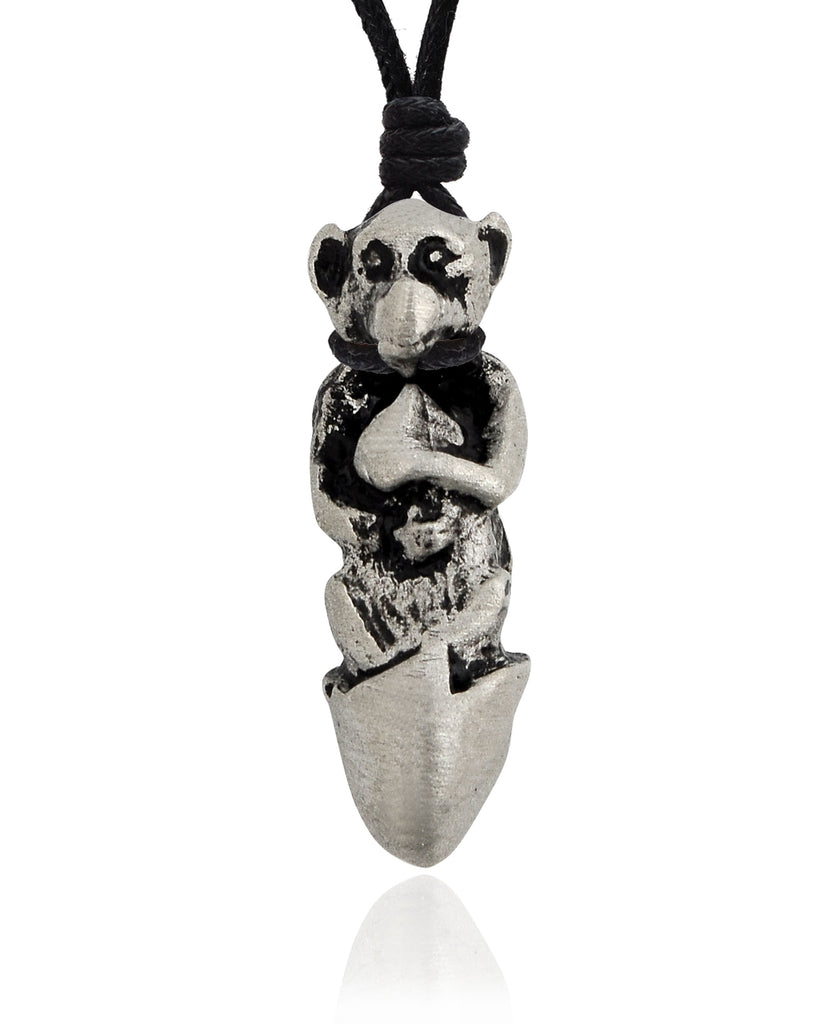 Fertility Thai Amulet Silver Pewter Charm Necklace Pendant Jewelry