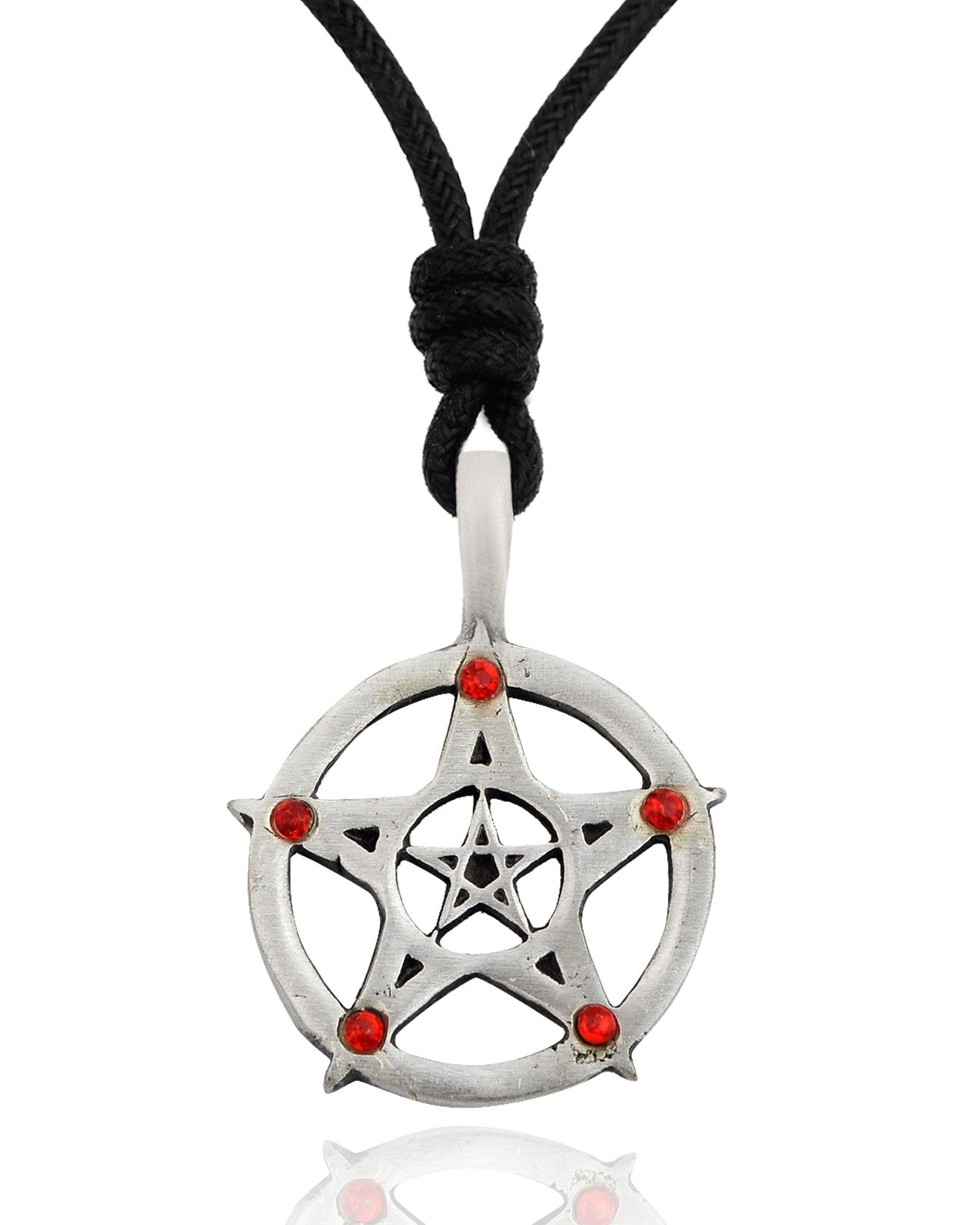 Hexagram Silver Pewter Brass Charm Necklace Pendant Jewelry
