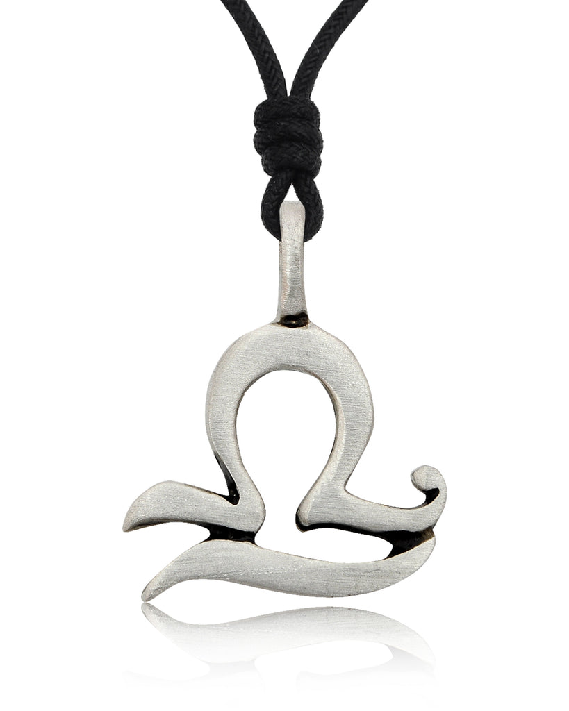 New Astrology Pewter Silver Charm Symbol Necklace Pendant Jewelry