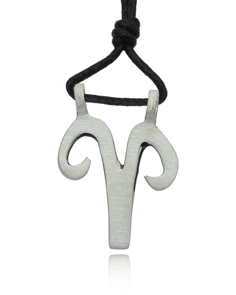 New Astrology Pewter Silver Charm Symbol Necklace Pendant Jewelry