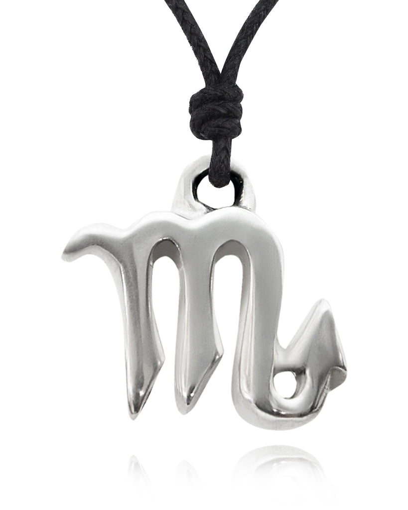 Astrology Necklace Pewter Silver Zodiac Horoscope Symbol Pendant Jewelry