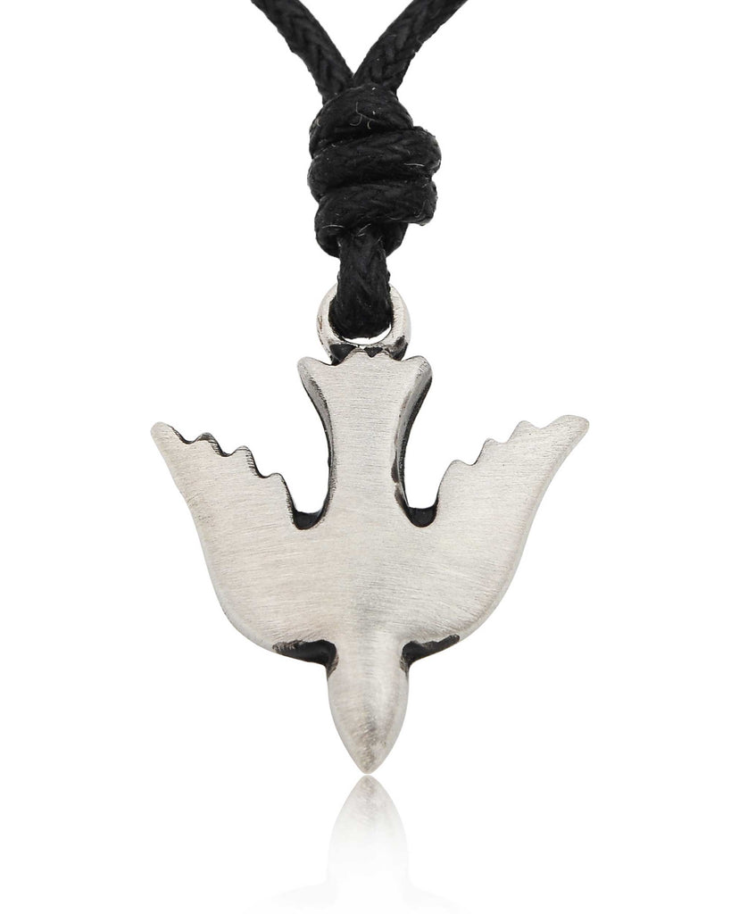 Dove Bird Of Peace 92.5 Sterling Silver Pewter Brass Necklace Pendant Jewelry
