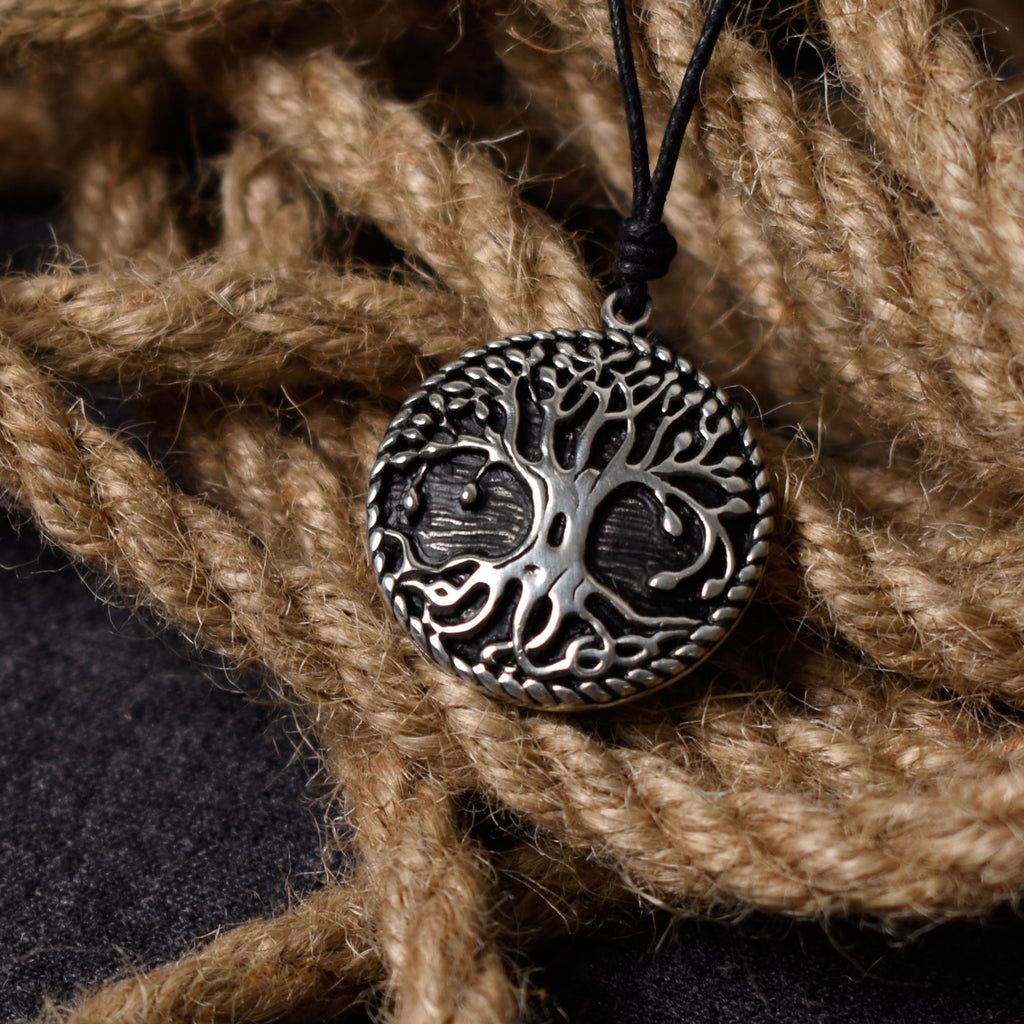 Celtic Tree Of Life 92.5 Sterling Silver Pewter Brass Necklace Pendant Jewelry