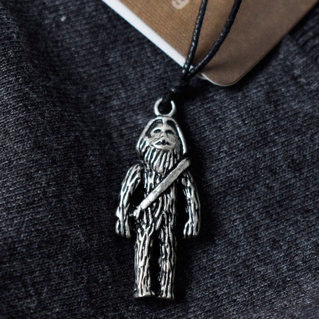 Sasquatch Big Foot Yeti Silver Pewter Charm Necklace Pendant Jewelry