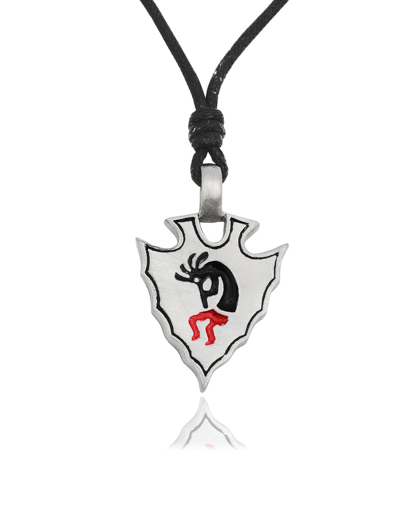 Kokopelli Silver Pewter Charm Necklace Pendant Jewelry