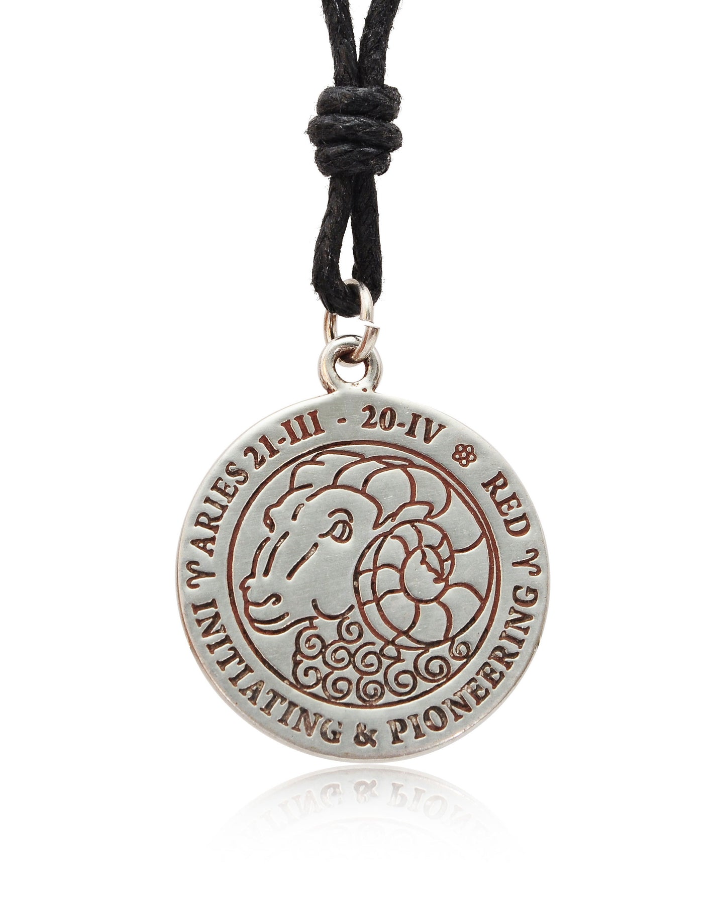 Astrology Horoscope Silver Pewter Charm Necklace Pendant Jewelry
