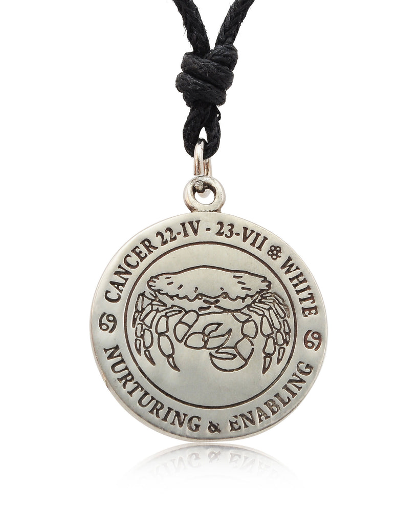 Astrology Horoscope Silver Pewter Charm Necklace Pendant Jewelry
