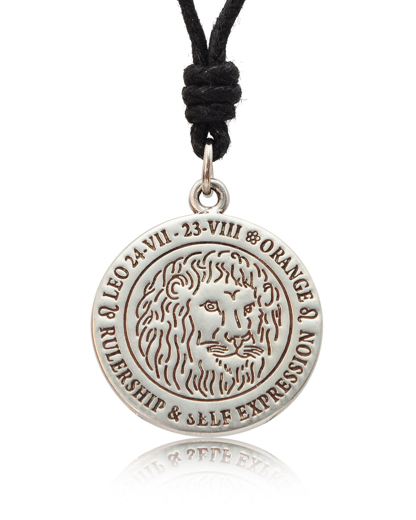 Astrology Horoscope Silver Pewter Charm Necklace Pendant Jewelry
