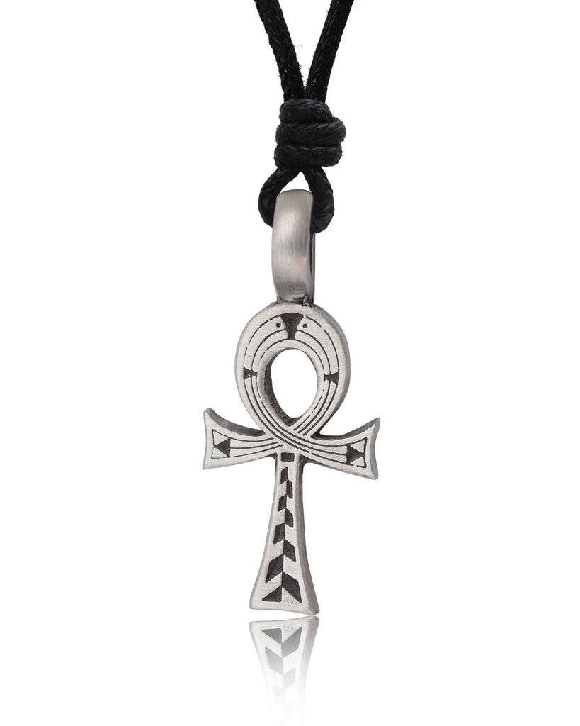 New Egyptian Ankh Silver Pewter Gold Brass Charm Necklace Pendant Jewelry
