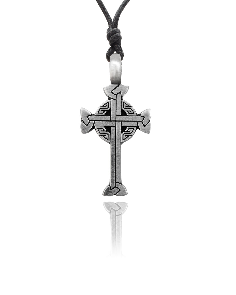 Celtic Cross Silver Pewter Gold Brass Charm Necklace Pendant Jewelry