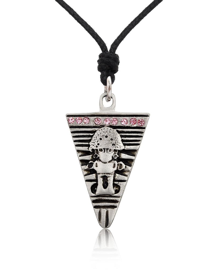 Aztec Mayan Design Silver Pewter Gold Brass Charm Necklace Pendant Jewelry