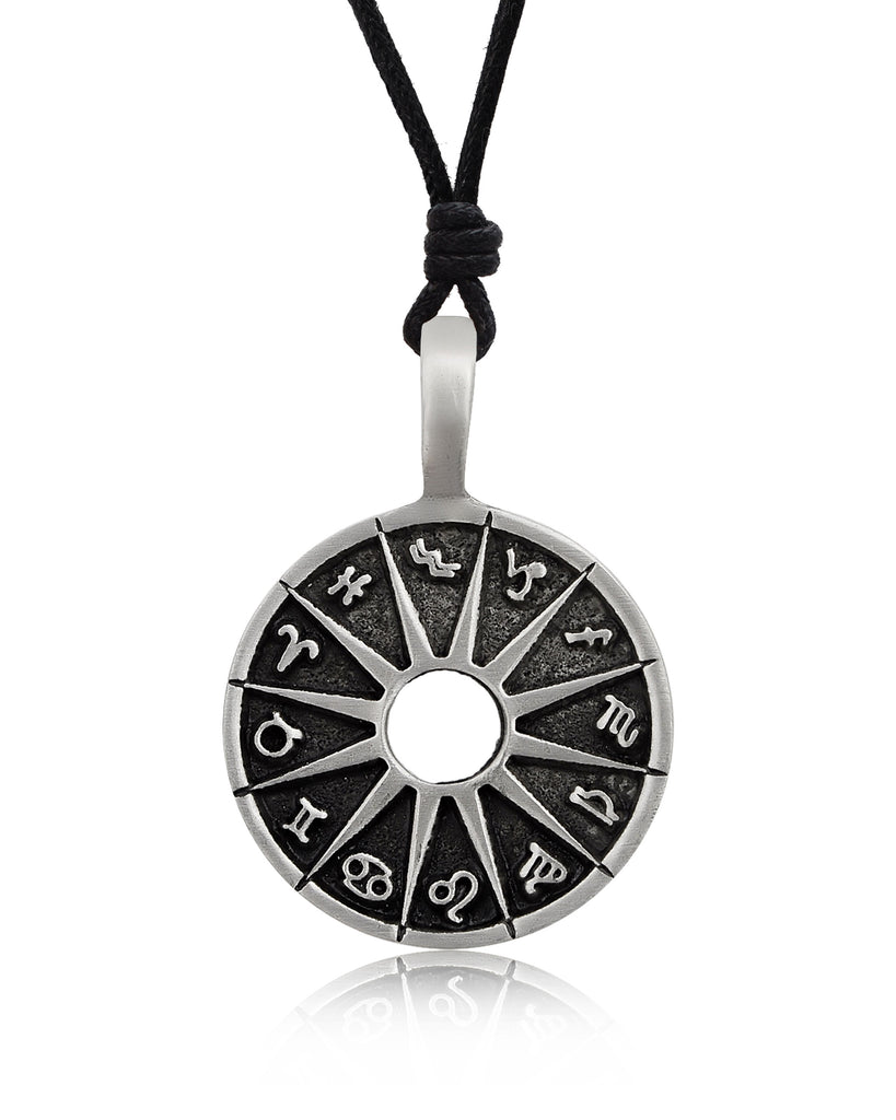 Handmade Astrology Sterling Silver Pewter Gold Brass Necklace Pendant Jewelry