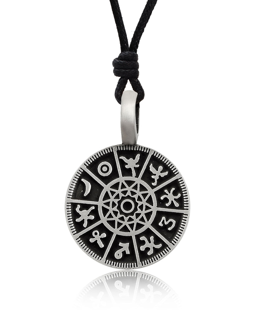 Handmade Astrology Sterling Silver Pewter Gold Brass Necklace Pendant Jewelry