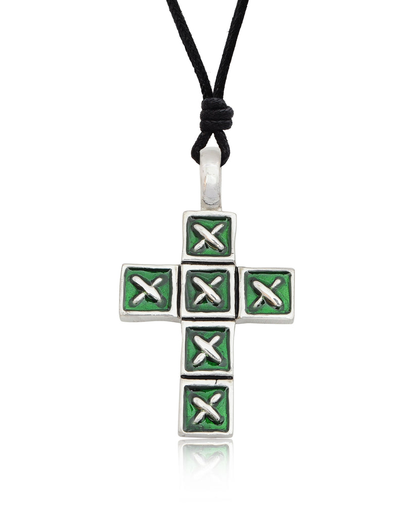 Gothic Templar Cross Silver Pewter Gold Brass Charm Necklace Pendant Jewelry