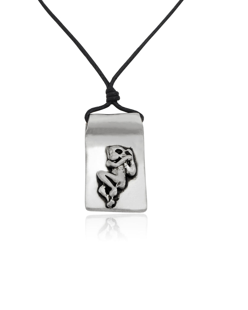 Chinese Zodiac Signs Necklace Pendants Pewter Silver Pendant Jewelry