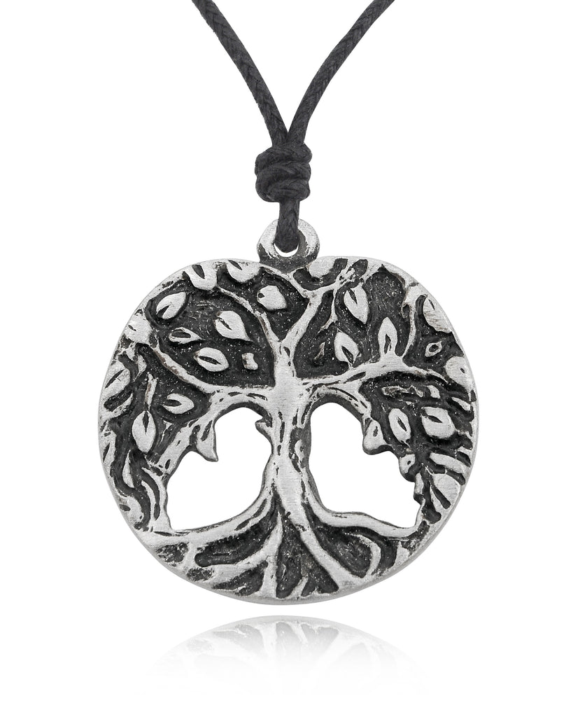 Tree Of Life Silver Pewter Gold Brass Charm Necklace Pendant Jewelry
