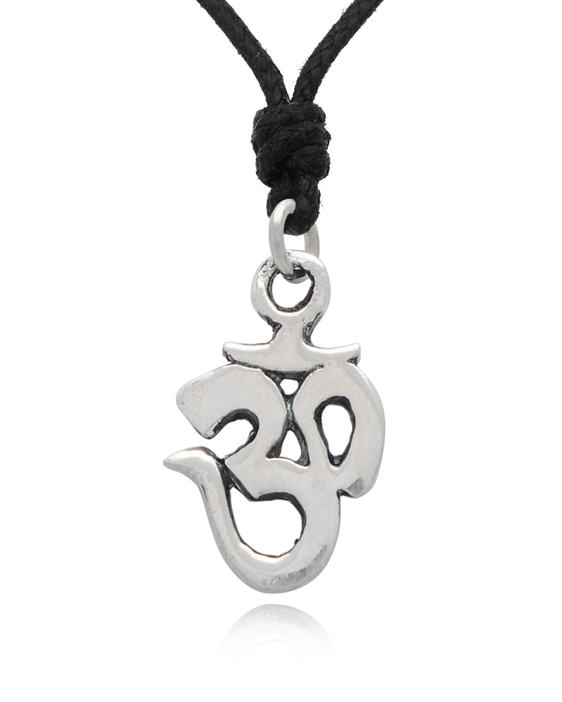 Trending Hindu Ohm Ohm 92.5 Sterling Silver Necklace Pendant Jewelry