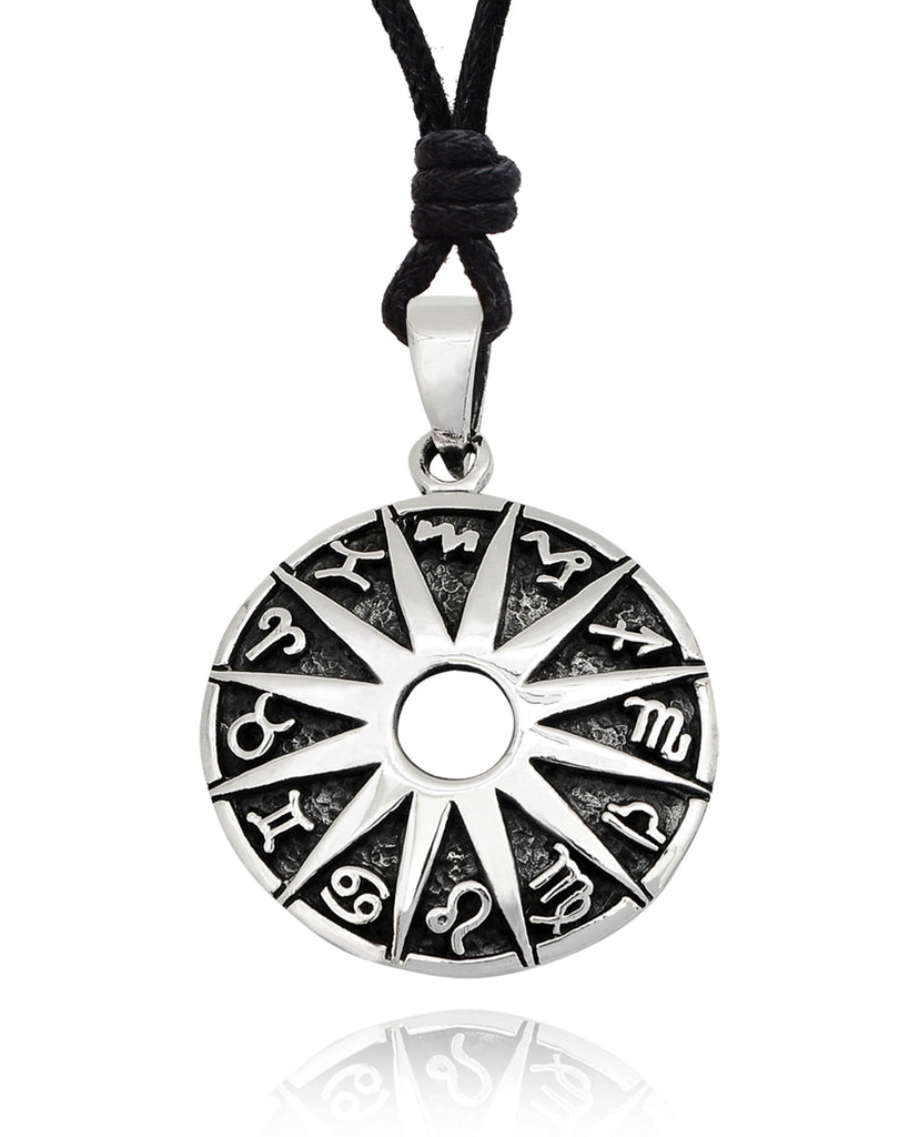 Handmade Astrology Sterling Silver Pewter Gold Brass Necklace Pendant Jewelry