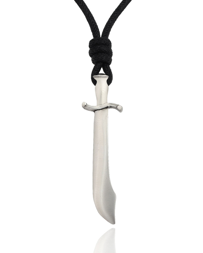 Sword Silver Pewter Charm Necklace Pendant Jewelry Various Style