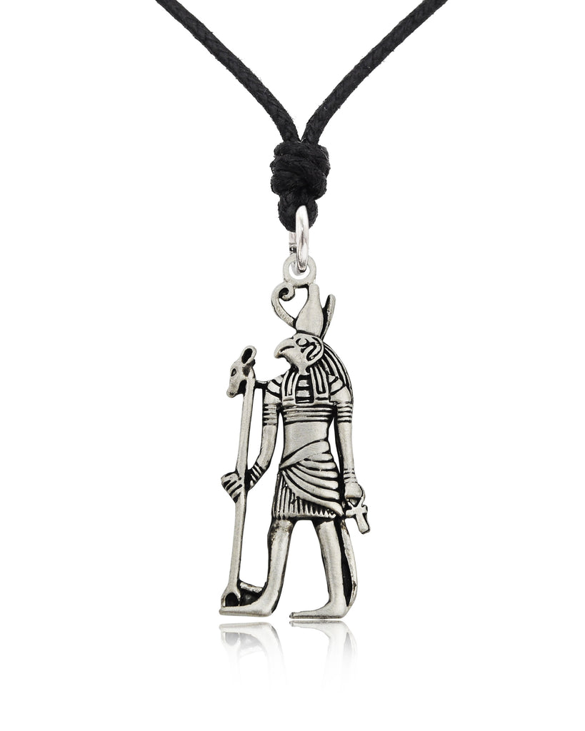 Egyptian God & Goddess 92.5 Sterling Silver Brass Necklace Pendant Jewelry