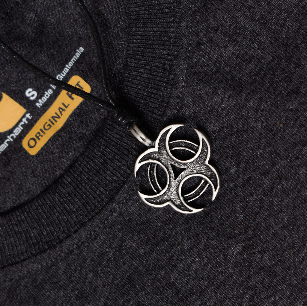 Unique Triquetra Trilogy Wheel Silver Pewter Charm Necklace Pendant Jewelry