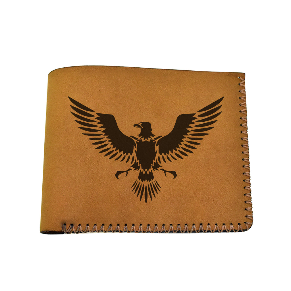 Men's Celtic Phoenix Handmade Genuine Leather Blocking Bifold Wallet MHLT_02_BRN