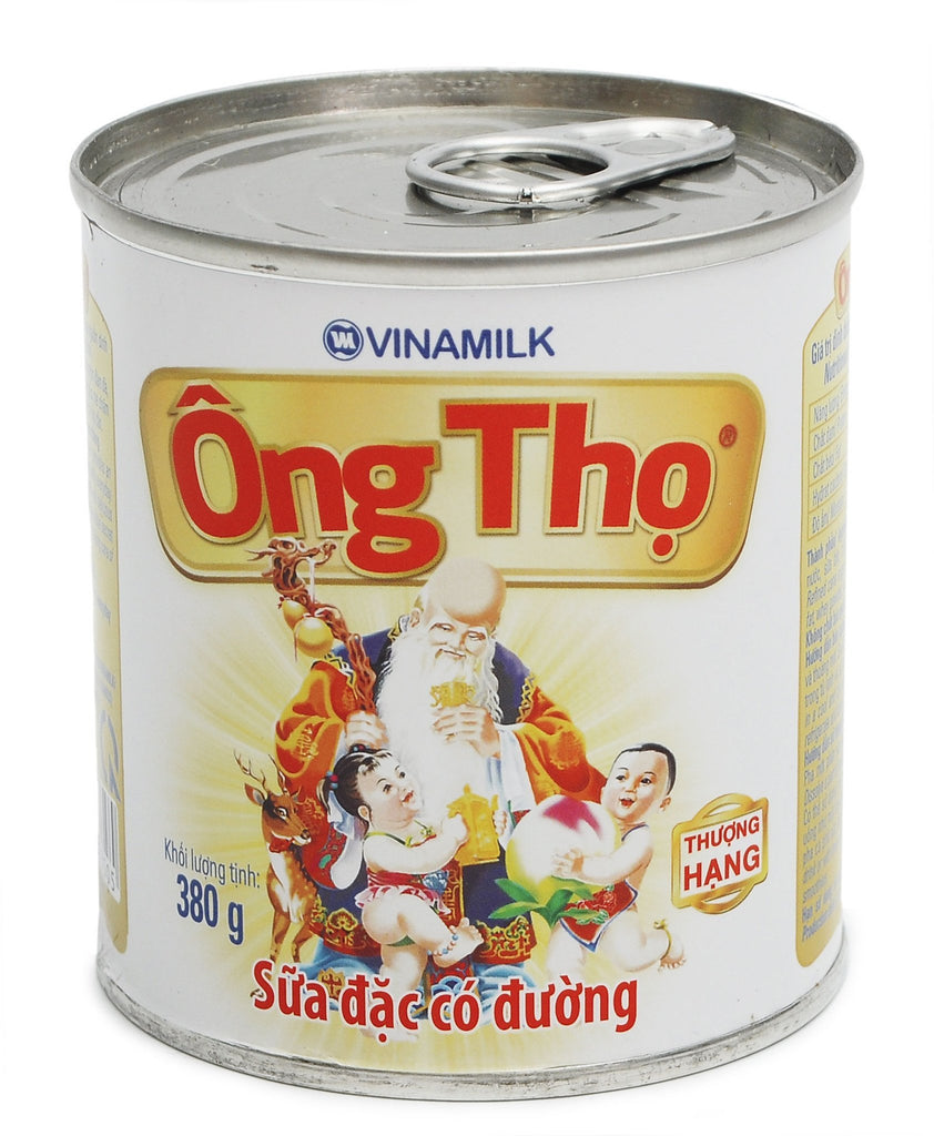 Vinamilk Ong Tho Sweetened Condense Milk Ngoi Sao Can Vietnamese Iced Coffee 380 Grams
