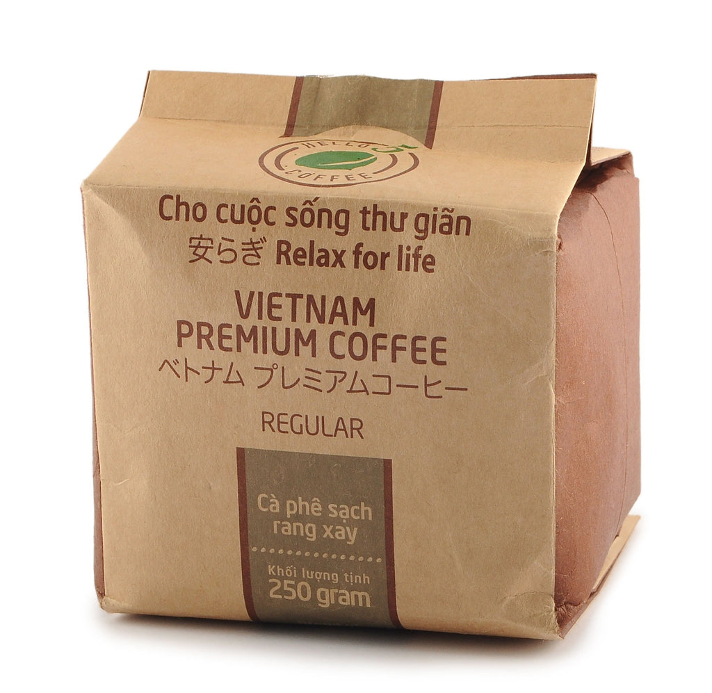 Hello 5 Vietnamese Premium Coffee 250 Grams Organic, Original, Deluxe, Regular, Mondo