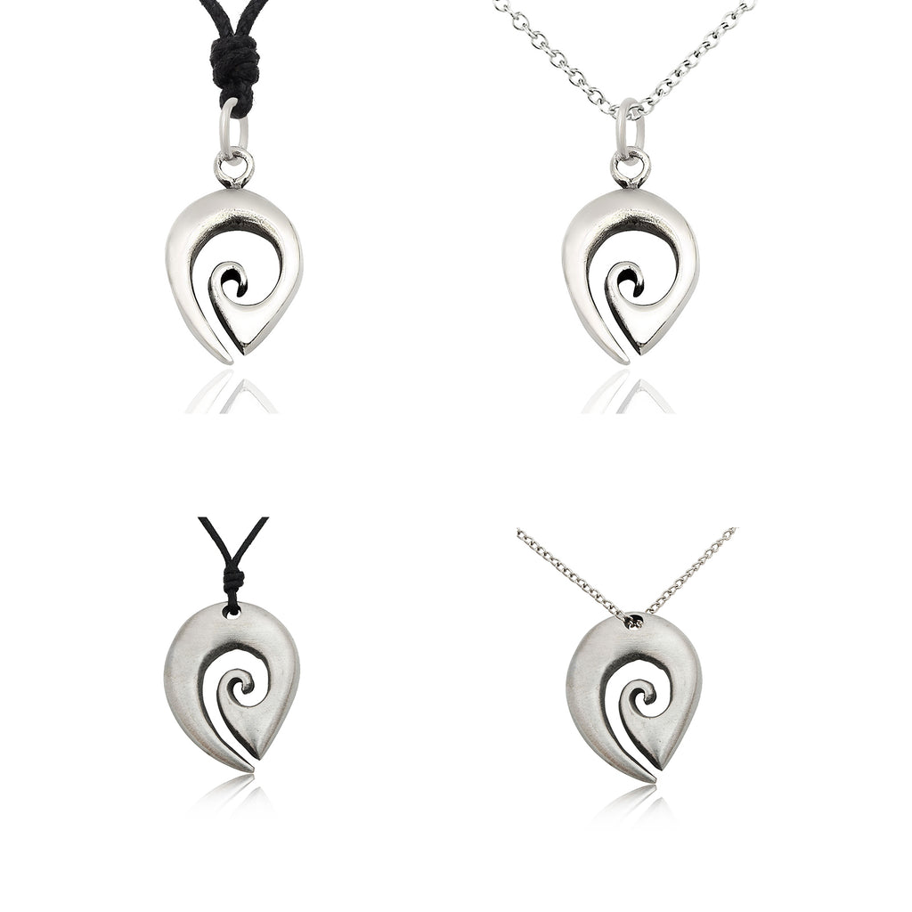 Flawless New Maori Fishing Hook Silver Pewter Charm Necklace Pendant Jewelry