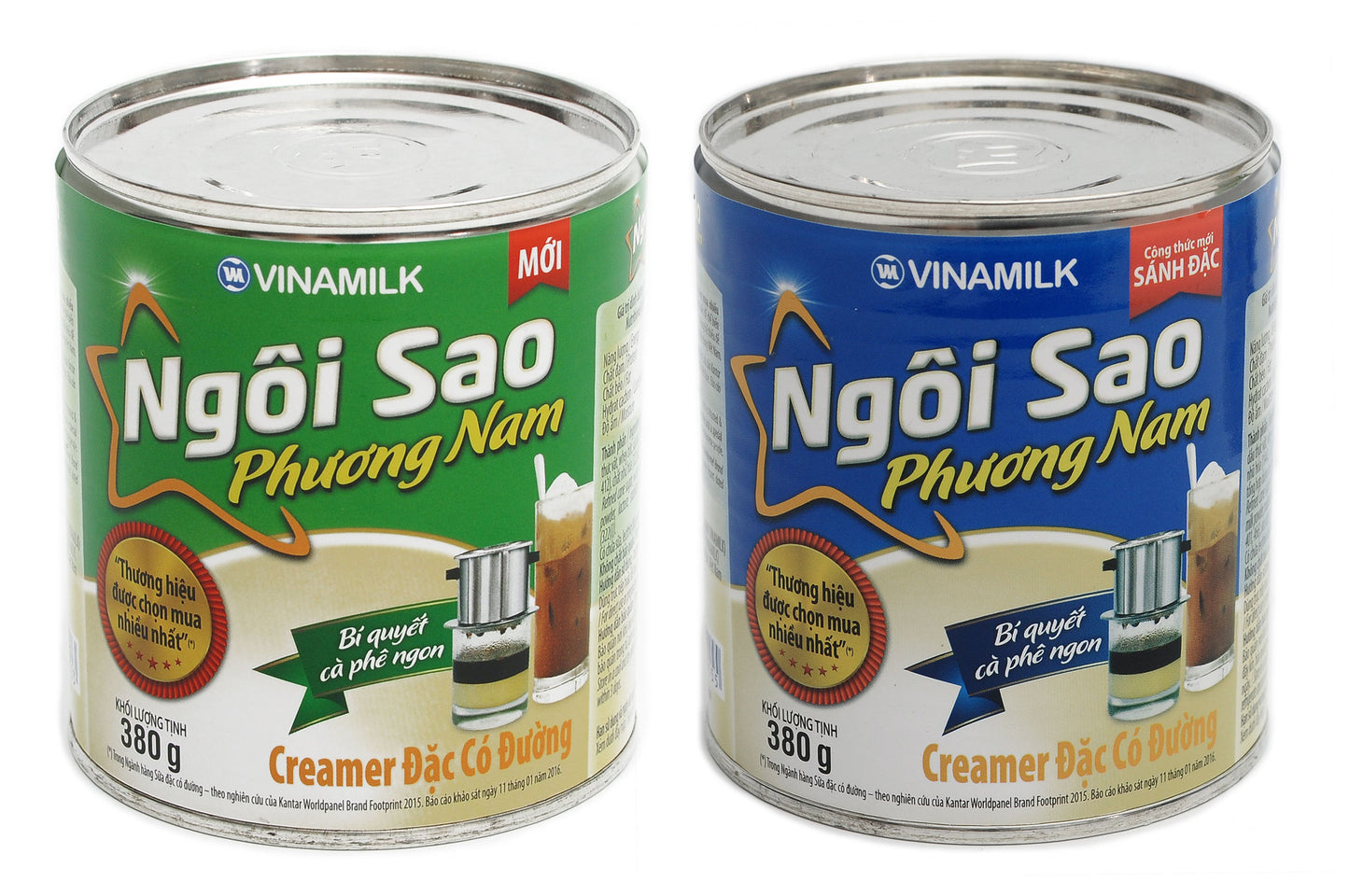 Southern Star Vinamilk Sweetened Condense Milk Ngoi Sao Can Iced Coffee 380 Grams