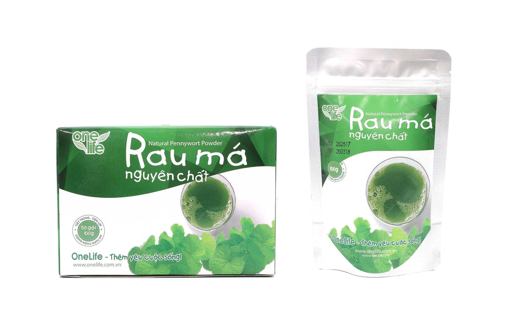 Onelife Vietnamese Natural Pennywort Powder – 100% Natural - Drink For Your Health