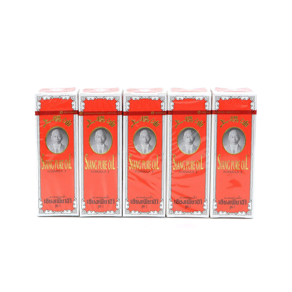 Siang Pure Oil Original Red Formula – Menthol, Peppermint Oil, Camphor, Cinnamon Oil, & Clove Oil