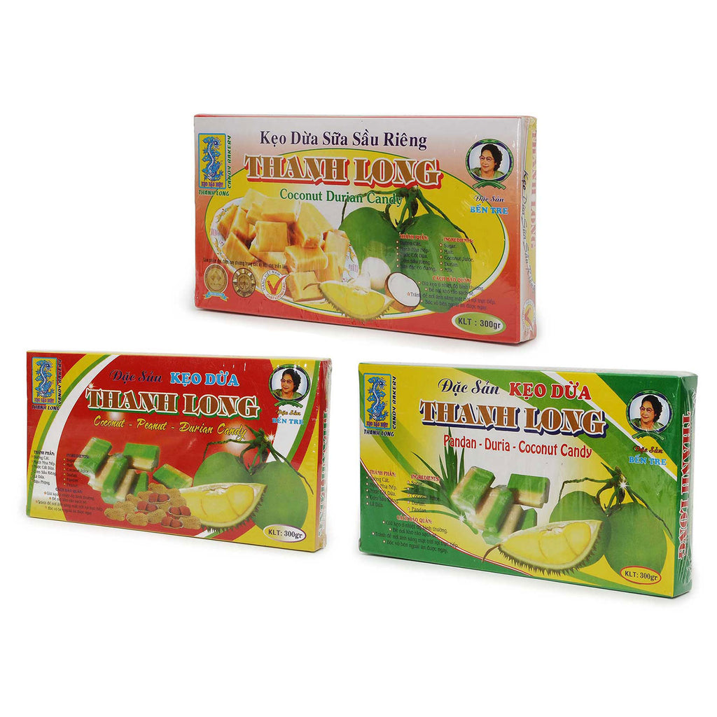 Thanh Long Vietnamese Coconut Candy - Vietnam Ben Tre's Specialties VietsWay USA Seller