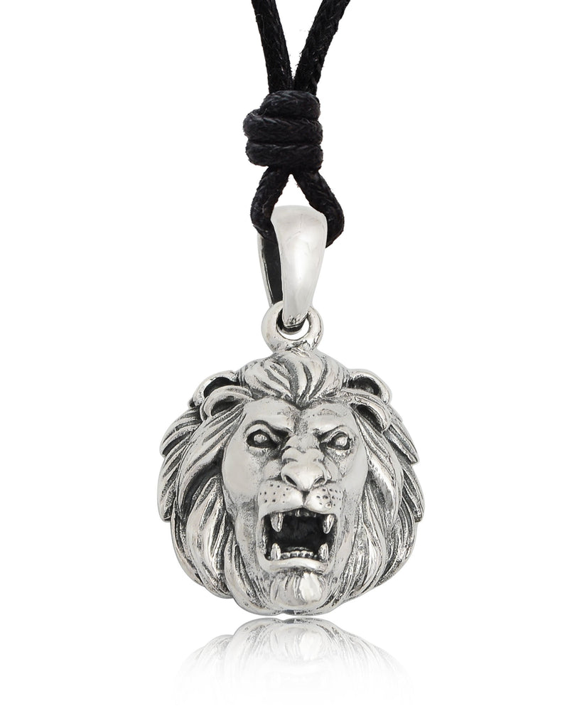 Lion Of Judah Leo 92.5 Sterling Silver Pewter Brass Necklace Pendant Jewelry