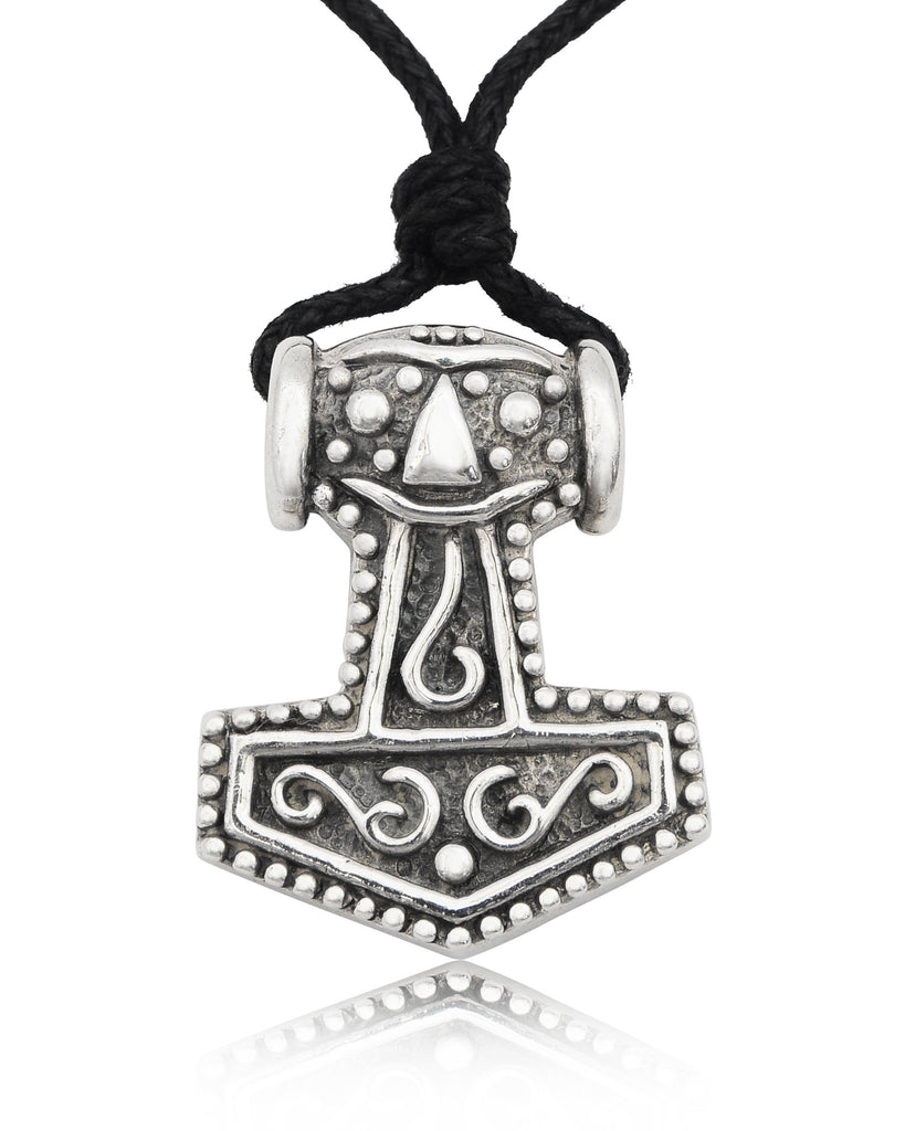 God's Hammer Sterling Silver Gold Brass Necklace Pendant Jewelry