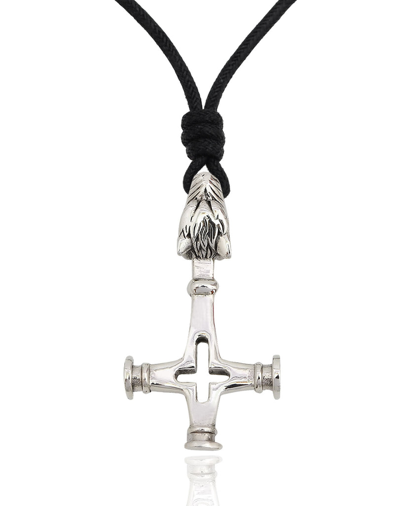 God's Hammer Mjolnir 92.5 Sterling Silver Pewter Brass Necklace Pendant Jewelry