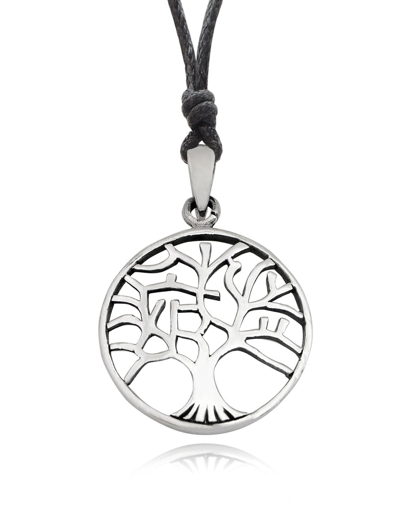 Celtic Tree Of Life 92.5 Sterling Silver Pewter Brass Necklace Pendant Jewelry
